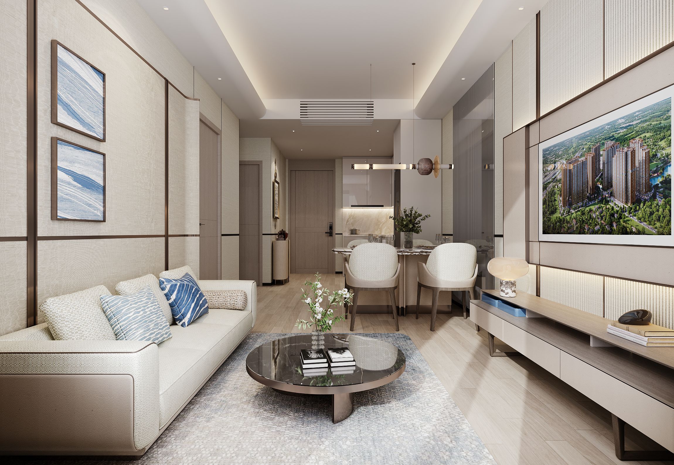 Bán căn góc 3PN/2WC chính Tây ban công nhìn khu dân cư - Bàn giao cao cấp Masteri Grand Coast